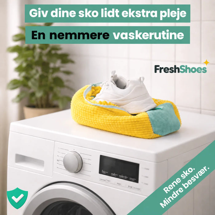 Gul FreshShoes vaskepose til sko